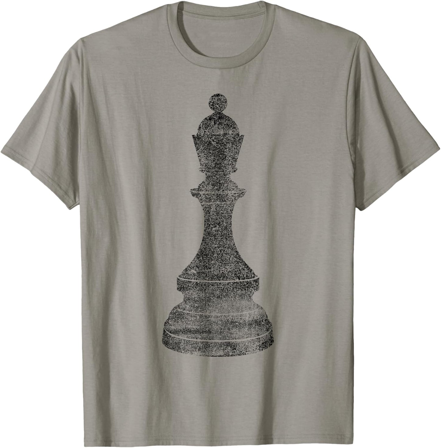 Distressed vintage Chess piece black Queen chess player game T-Shirt - T-Shirt | Sand