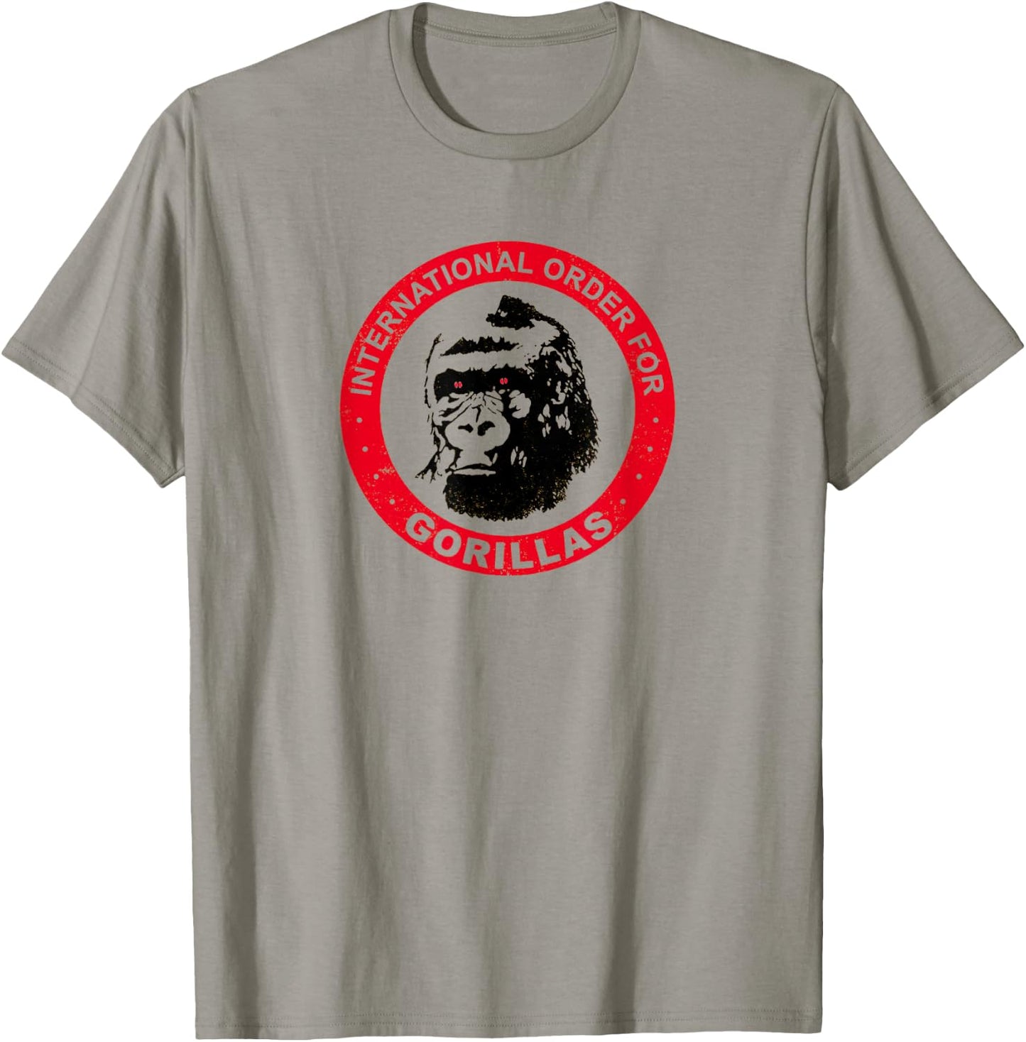 International Order For Gorillas Retro 80s T-Shirt - T-Shirt | Sand