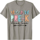Pre-K Dream Team Butterfly Retro Back To School T-Shirt - T-Shirt | Sand