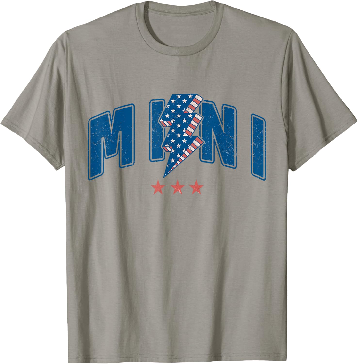 American Mama and Mini Matching 4th of July USA Flag Retro T-Shirt - T-Shirt | Sand