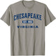 Vintage Athletic VA Souvenir Visit Chesapeake Virginia T-Shirt - T-Shirt | Sand
