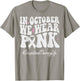 Occupational Therapy We Wear Pink Breast Cancer Awareness T-Shirt - T-Shirt | Sand