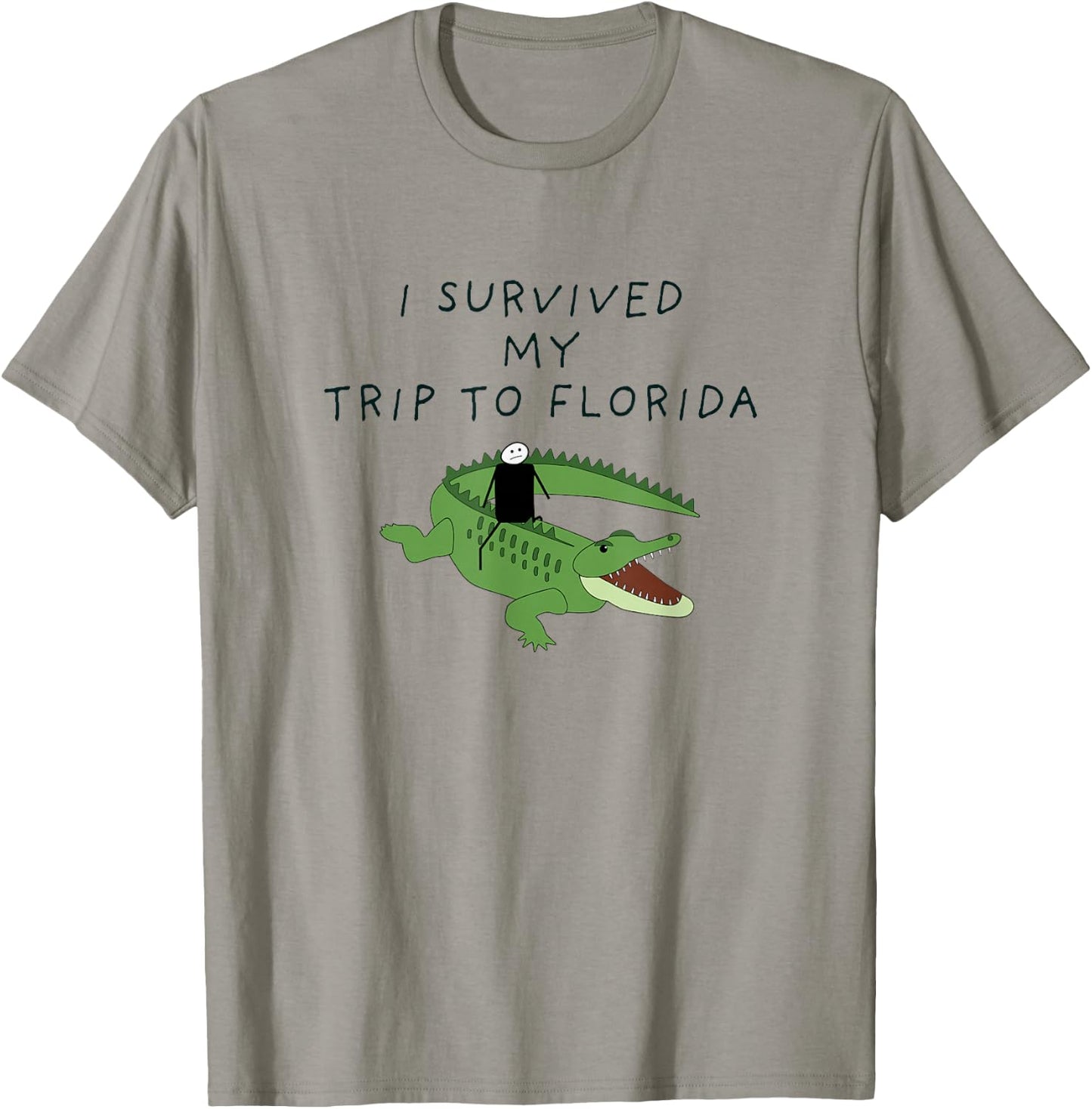 I survived my trip to Florida Funny T-Shirt - T-Shirt | Sand