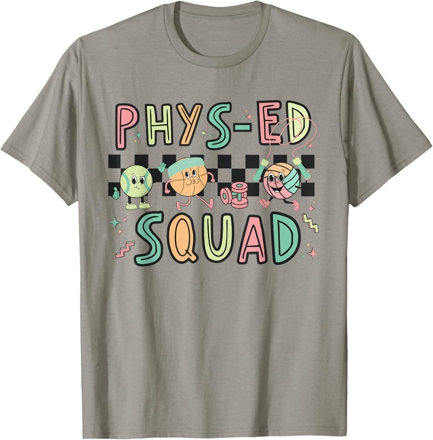 Phys-ED Squad Physical Education Teacher Specials Teacher Women Girls Kids T-Shirt - T-Shirt | Sand