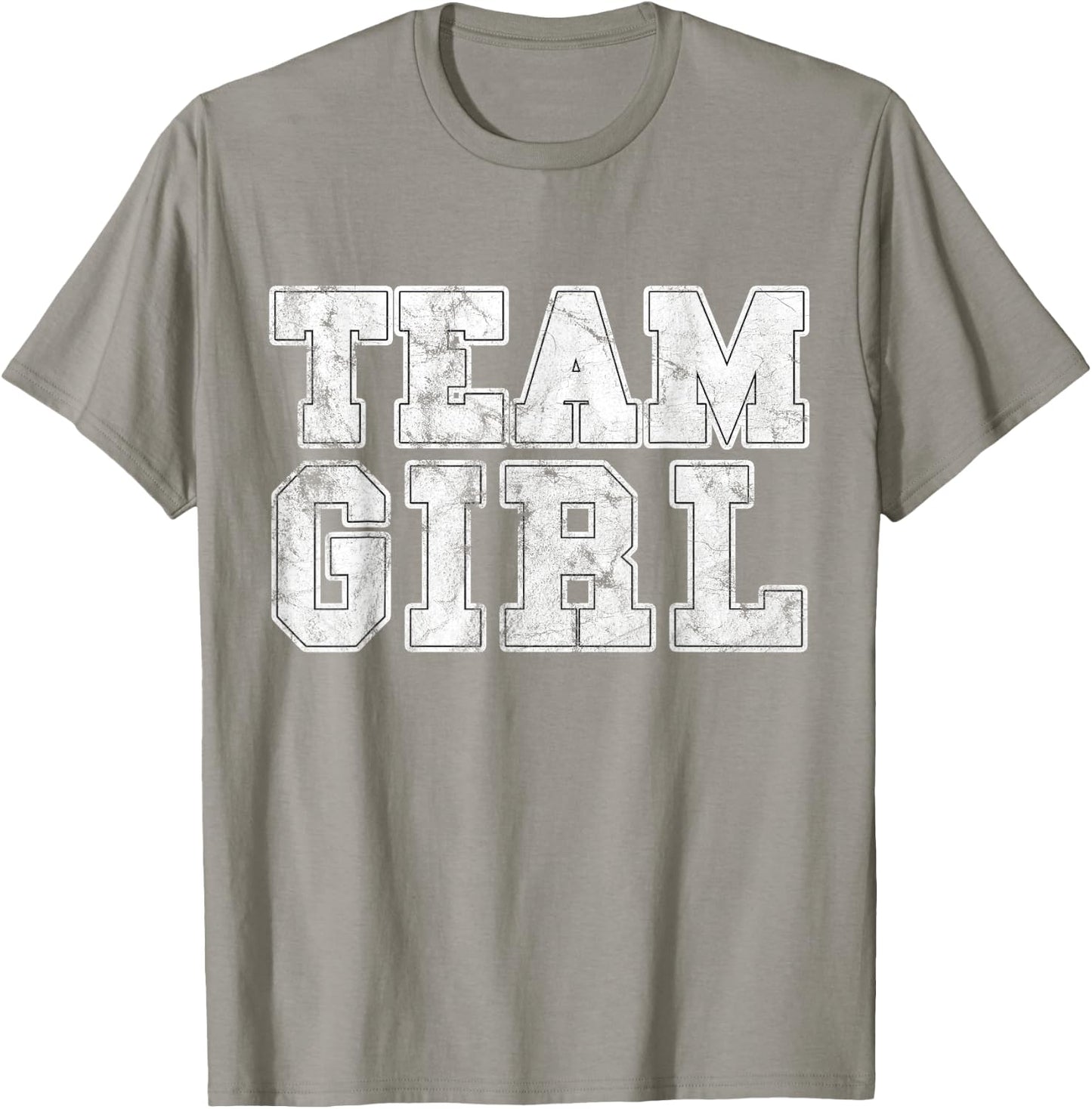 Team Girl Pink Gender Reveal Baby Shower T-Shirt - T-Shirt | Sand