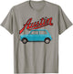 Austin Mini-Minor Retro Car T-Shirt - T-Shirt | Sand