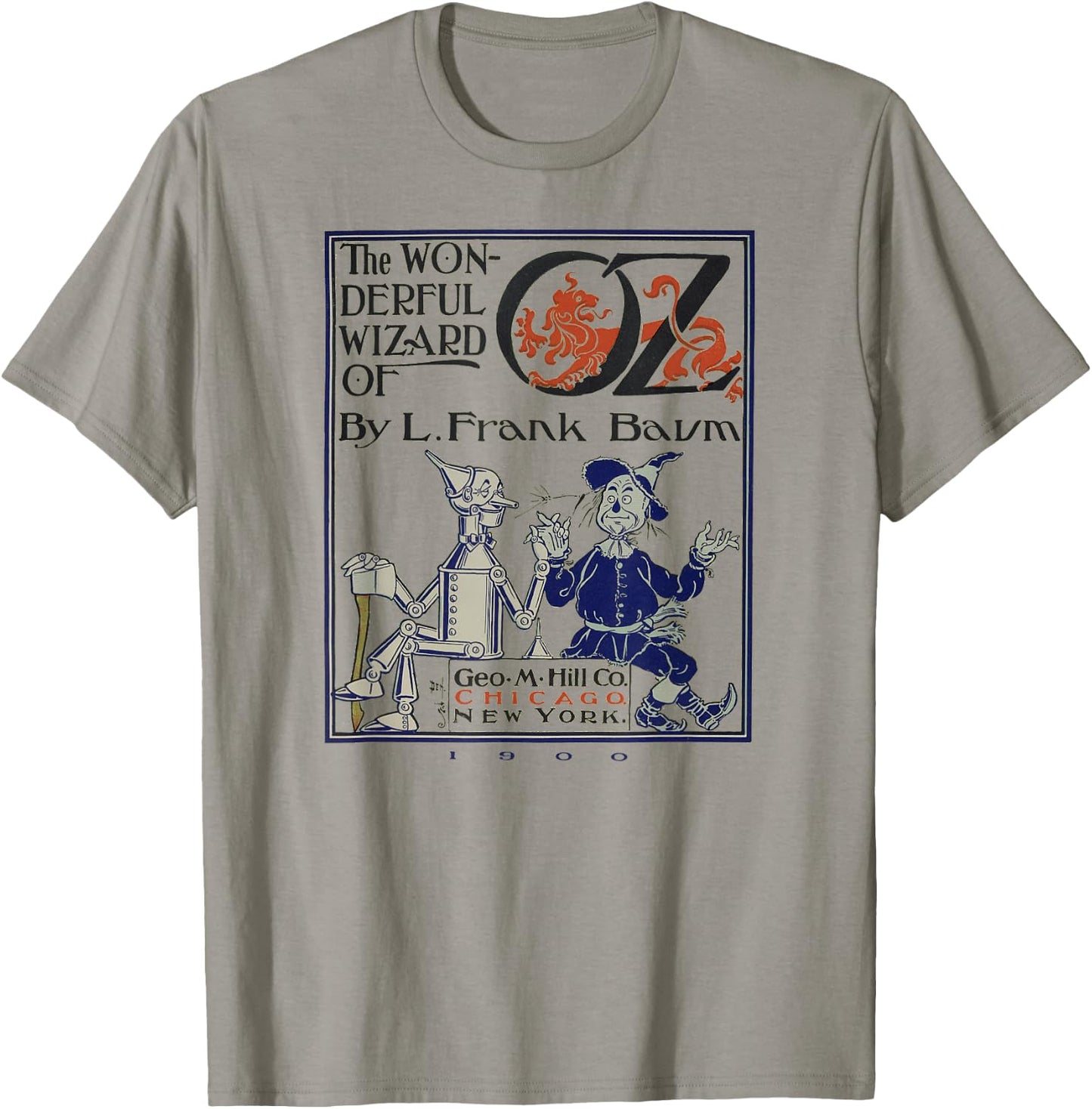 Wizard of OZ Gifts-Oz Tin Man Scarecrow Wizard of OZ Book T-Shirt - T-Shirt | Sand