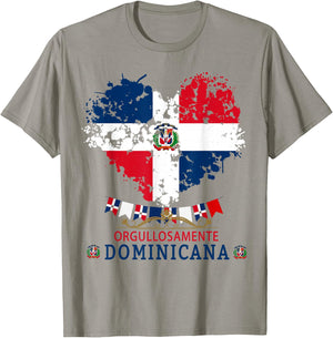 Coat of Arms Republica Dominicana & Dominican Flag Outfit T-Shirt - T-Shirt | Sand