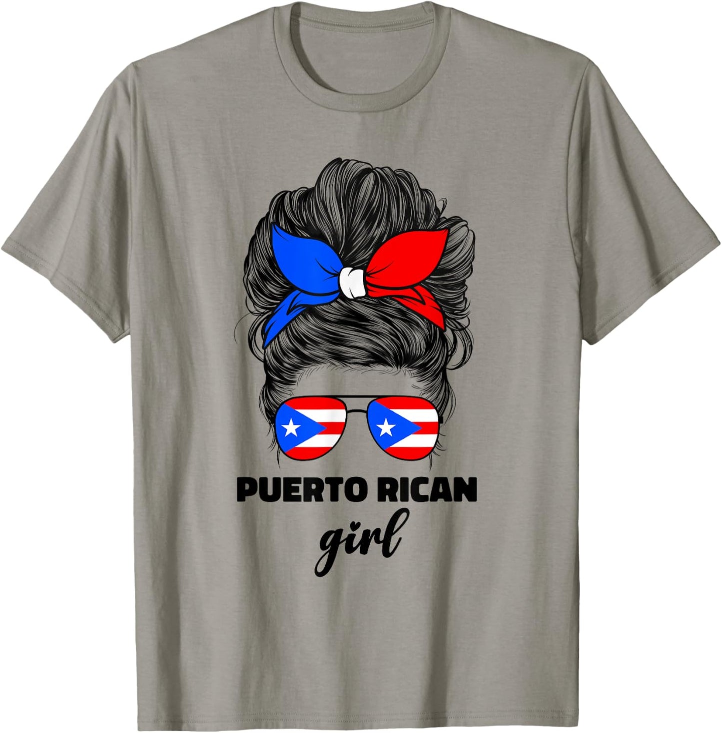 Puerto Rican Girl Girls Boricua Puerto Rico Flag T-Shirt - T-Shirt | Sand