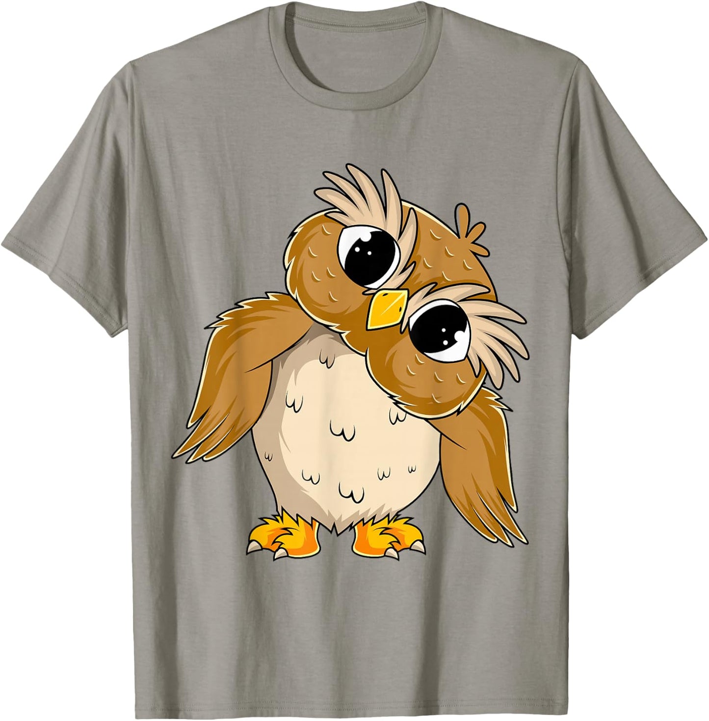 Owl Lover Women Kids Girl T-Shirt - T-Shirt | Sand