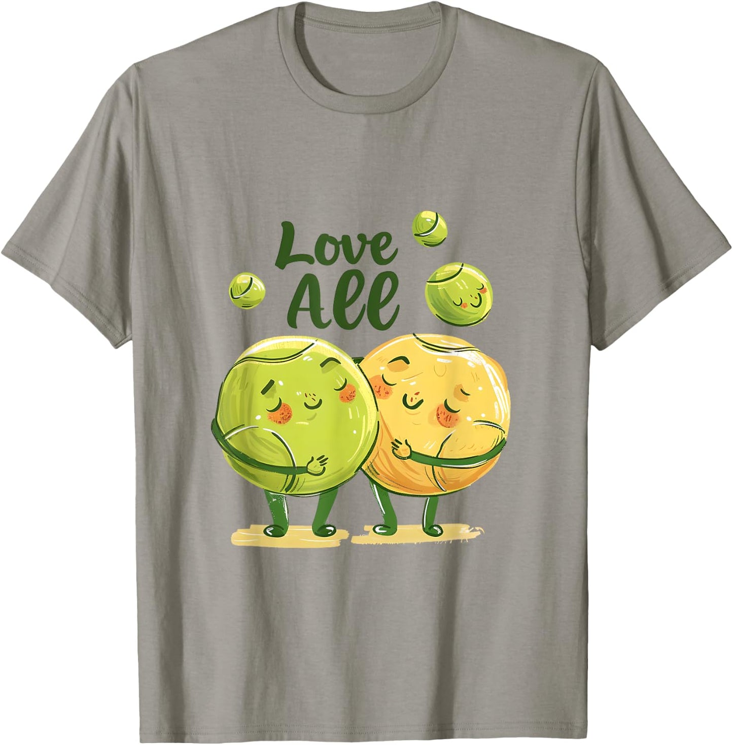 Love All Tennis Apparel | Tennis Lovers Gift T-Shirt - T-Shirt | Sand