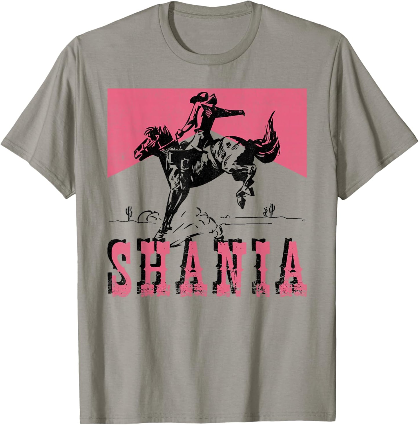 Vintage Shania Name Personalized Women Kids T-Shirt - T-Shirt | Sand