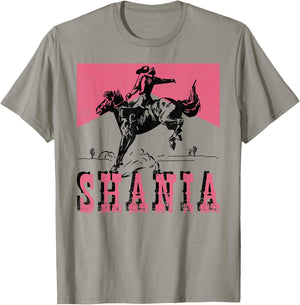 Vintage Shania Name Personalized Women Kids T-Shirt - T-Shirt | Sand