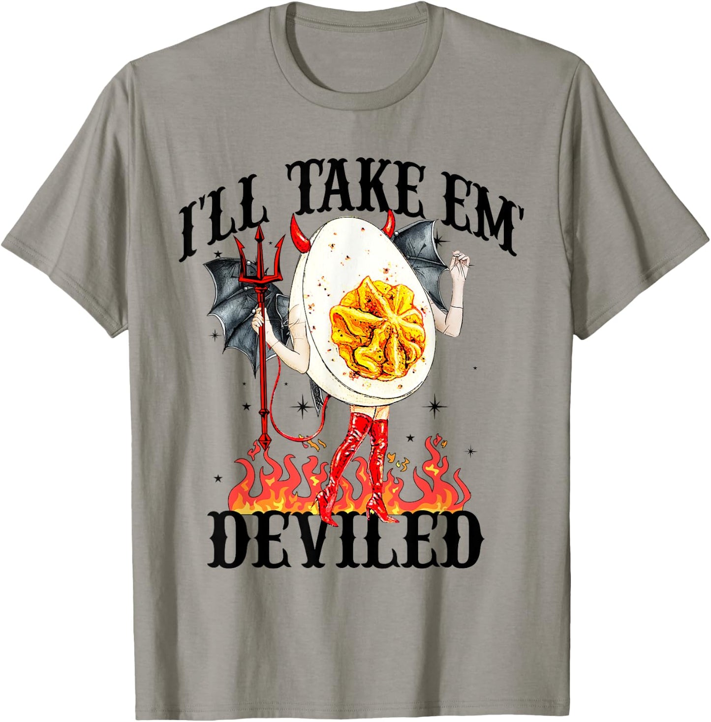 I'll Take Em' Funny Thanksgiving Dinner Deviled Egg Lover T-Shirt - T-Shirt | Sand