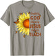 Created By God Called To Teach Yellow Sunflower Christian T-Shirt - T-Shirt | Sand