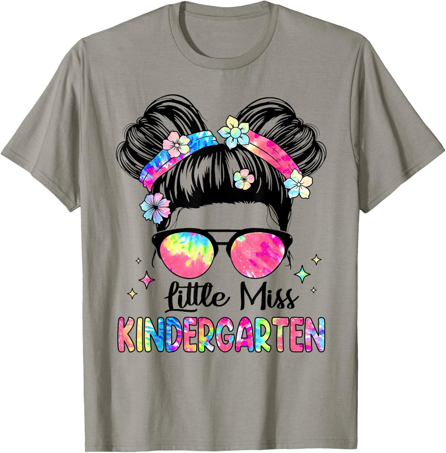 Little Miss Kindergarten Girls Kids Back To School Kinder T-Shirt - T-Shirt | Sand
