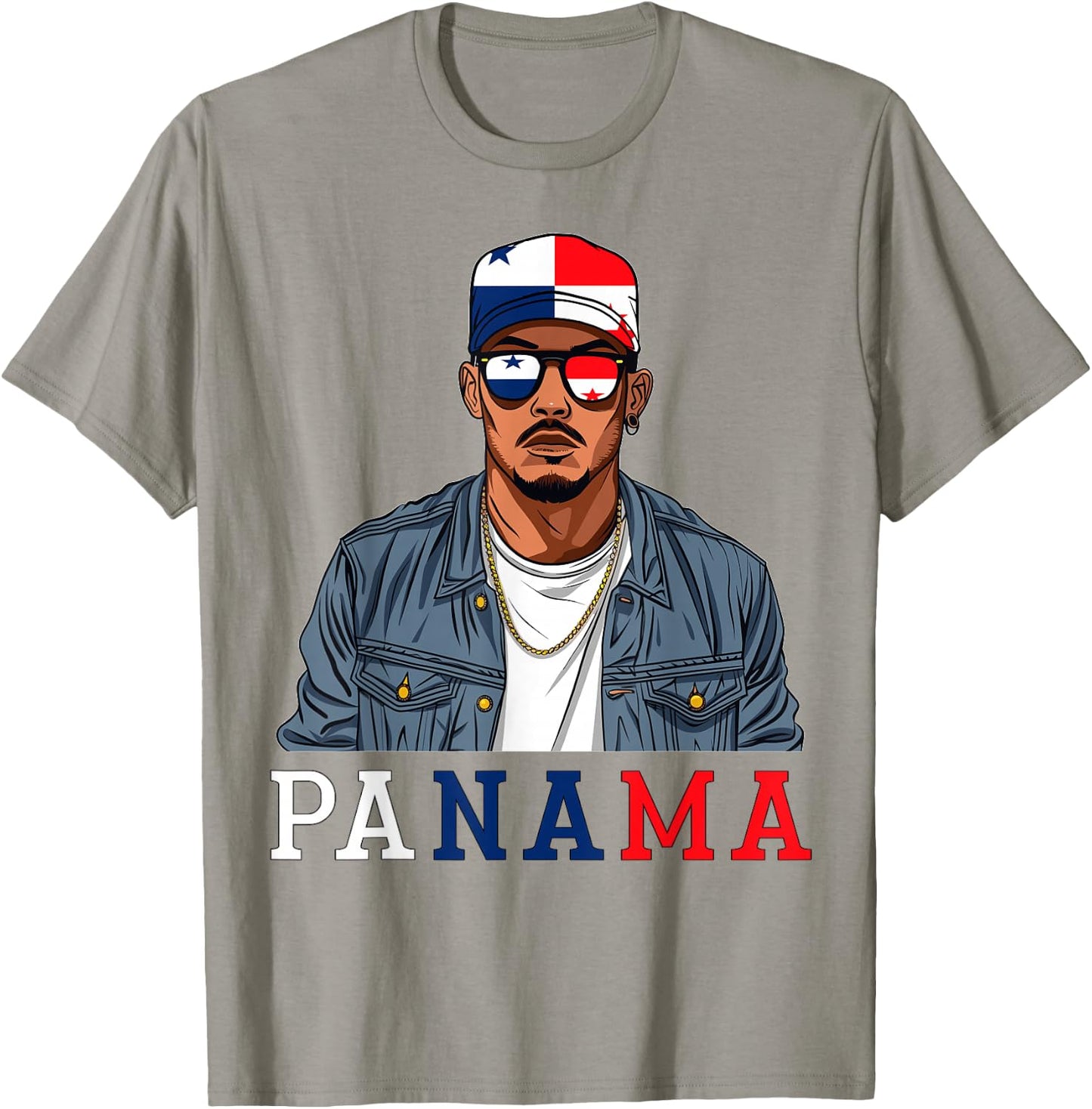 Panamanian Flag Outfit Souvenirs Country Panama T-Shirt - T-Shirt | Sand