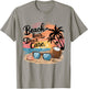 Beach Hair Don't Care Vacation Summer Vibes Coconut sunglass T-Shirt - T-Shirt | Sand