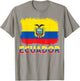 Kids Ecuador Flag Ecuadorian Hispanic Heritage Men Boy Women T-Shirt - T-Shirt | Sand