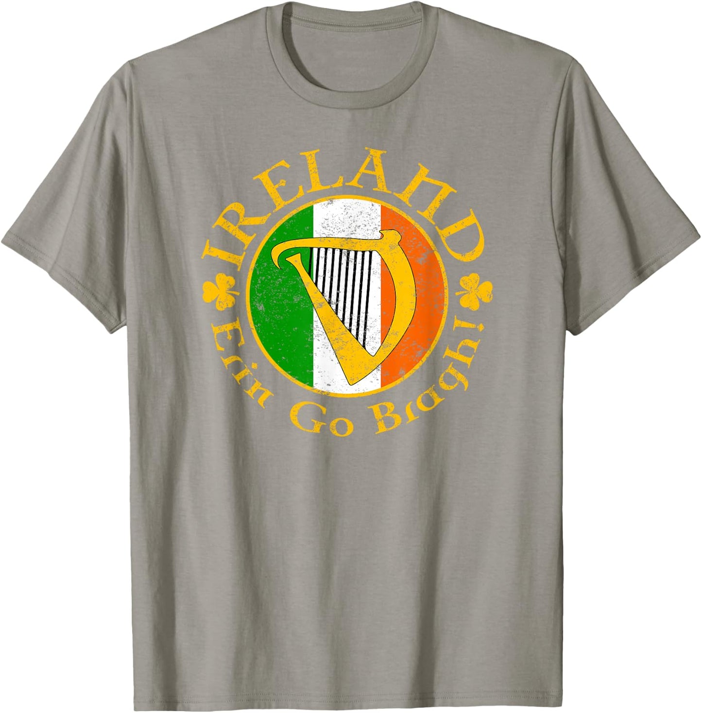 IRELAND Erin Go Bragh! Irish Harp T-Shirt - T-Shirt | Sand
