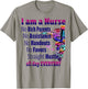 I Am A Nurse No Rich Parents No Assistance No Handouts T-Shirt - T-Shirt | Sand
