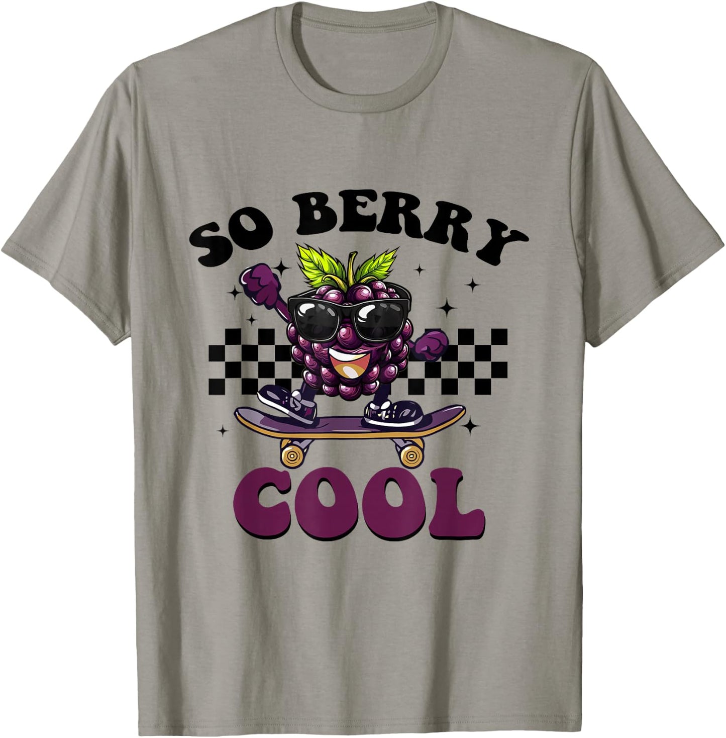 Groovy So Berry Cool Fruit Lover Blackberry Season For Kids T-Shirt - T-Shirt | Sand