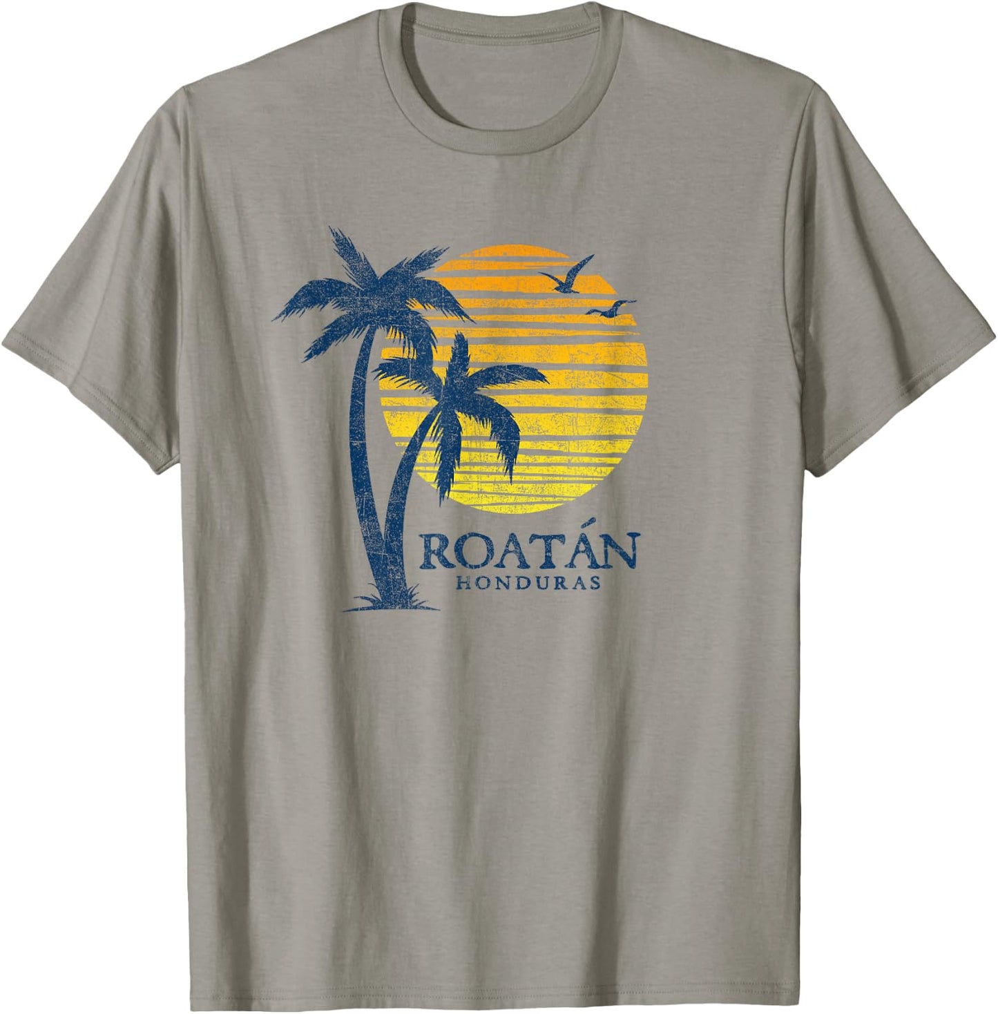 Vintage Roatan Honduras Retro Throwback Souvenir T-Shirt - T-Shirt | Sand
