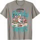Florida Snowbirds Pelican Flamingo Alligator Manatee Graphic T-Shirt - T-Shirt | Sand