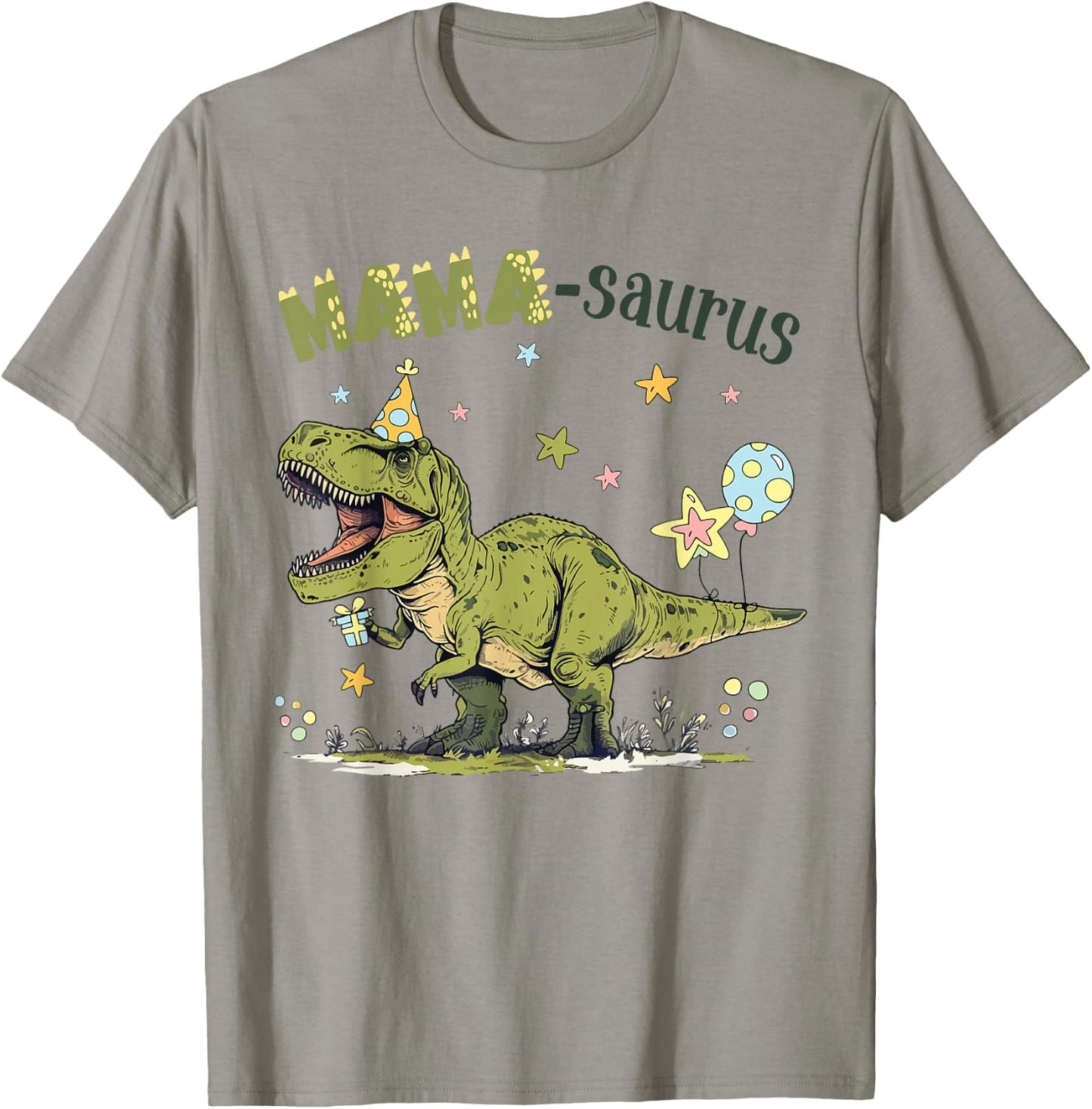 Mamasaurus T Rex Dinosaur Mama Saurus Family Matching Women T-Shirt - T-Shirt | Sand