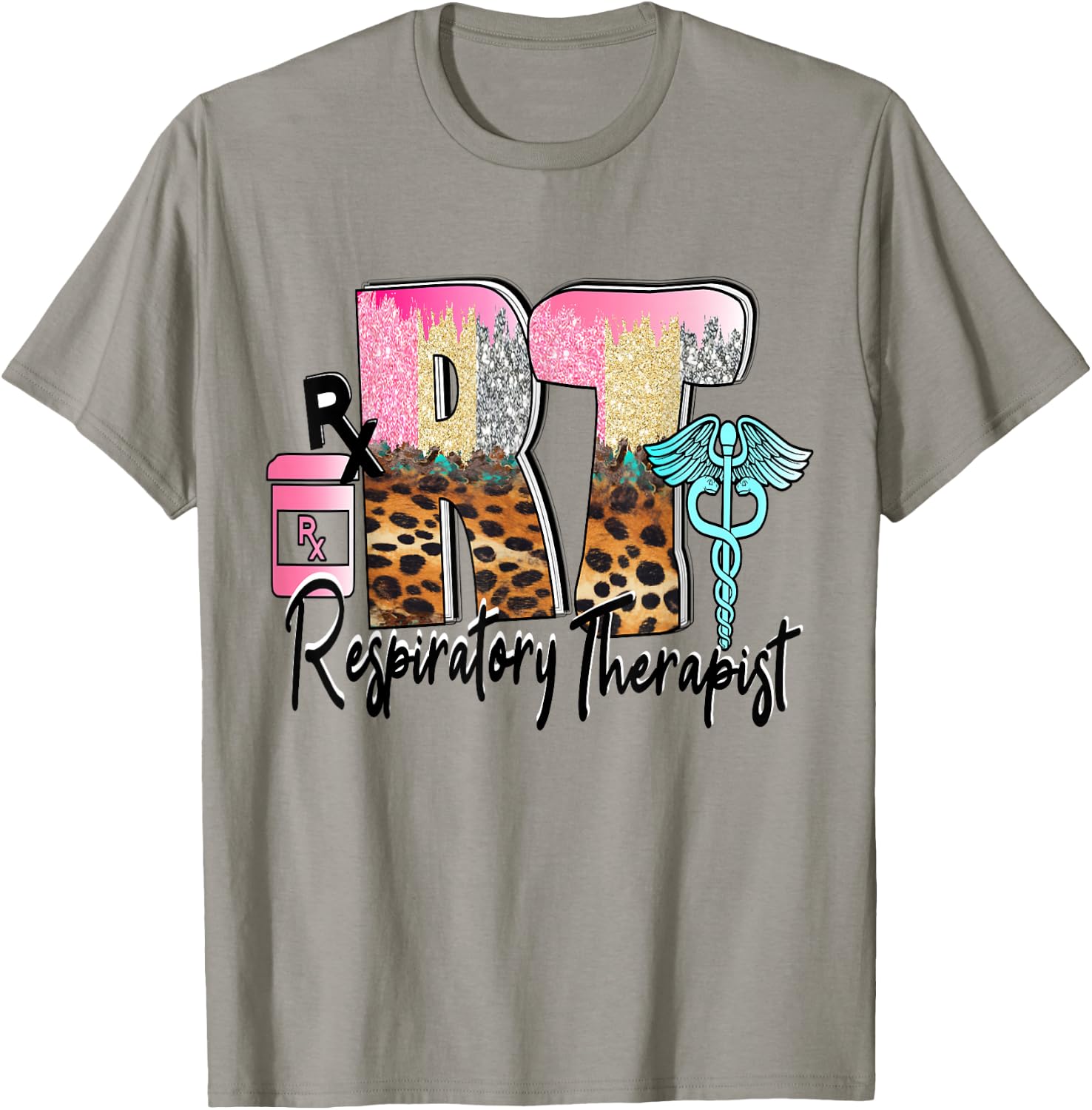 Registered Respiratory Therapist RT Care Week Pulmonologist T-Shirt - T-Shirt | Sand