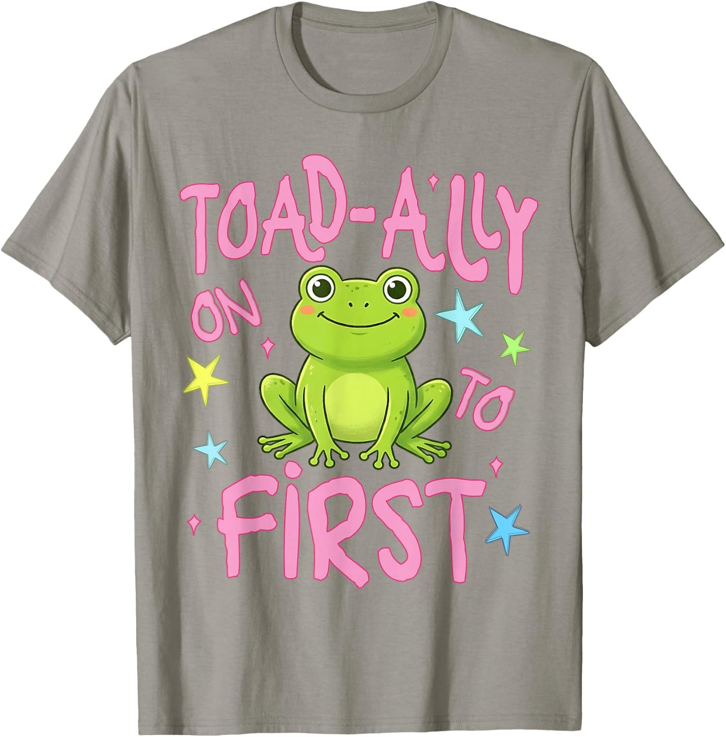 Toad-Ally On to First Grade Last Day of School Teacher Kids T-Shirt - T-Shirt | Sand