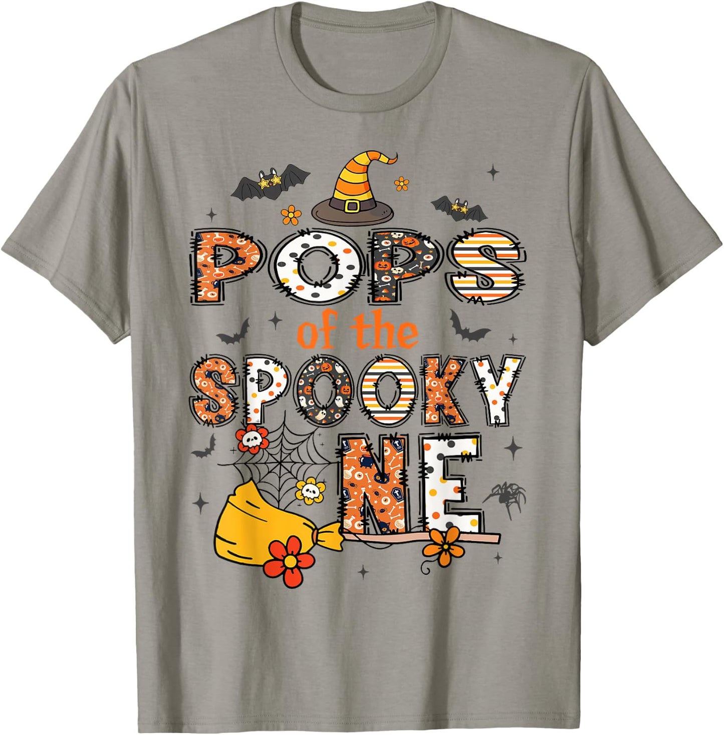 Pops Of The Spooky One Halloween Retro Vintage T-Shirt - T-Shirt | Sand