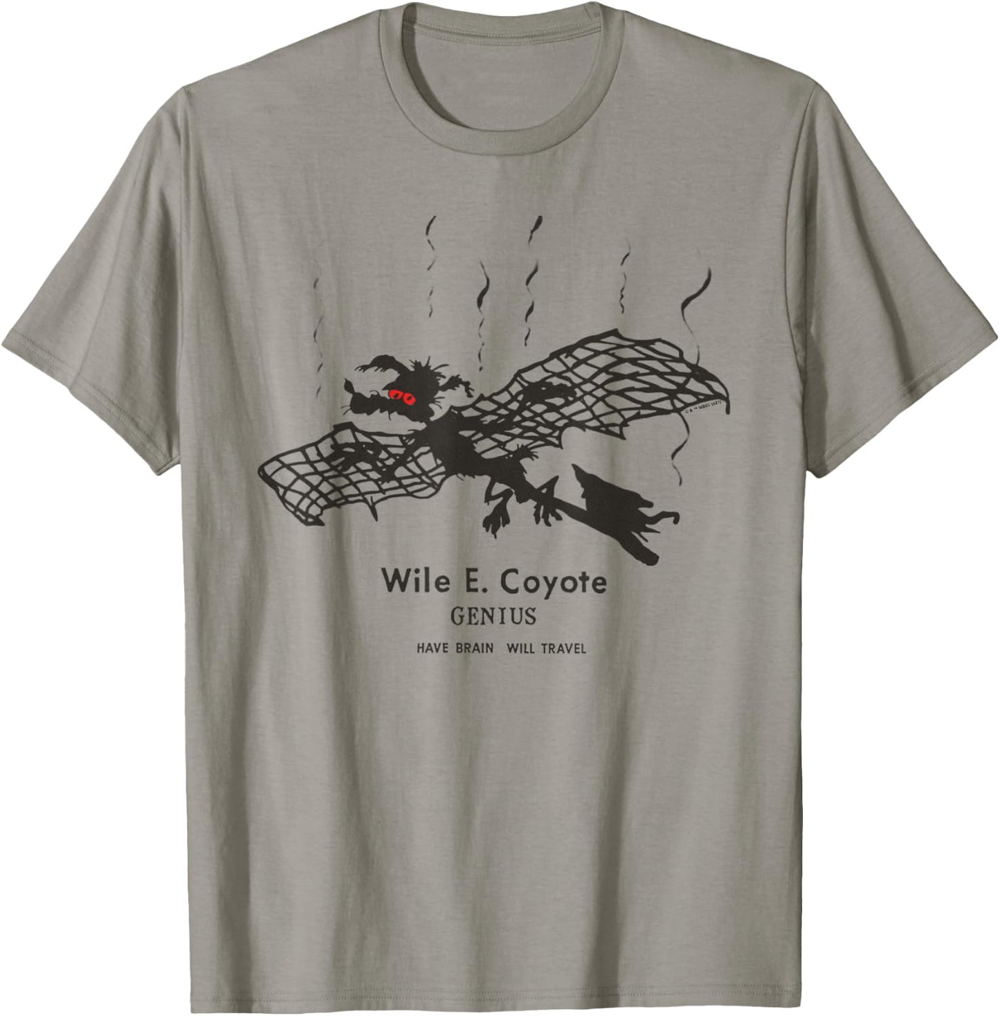 Looney Tunes Wile E. Coyote Crispy Flier T-Shirt - T-Shirt | Sand