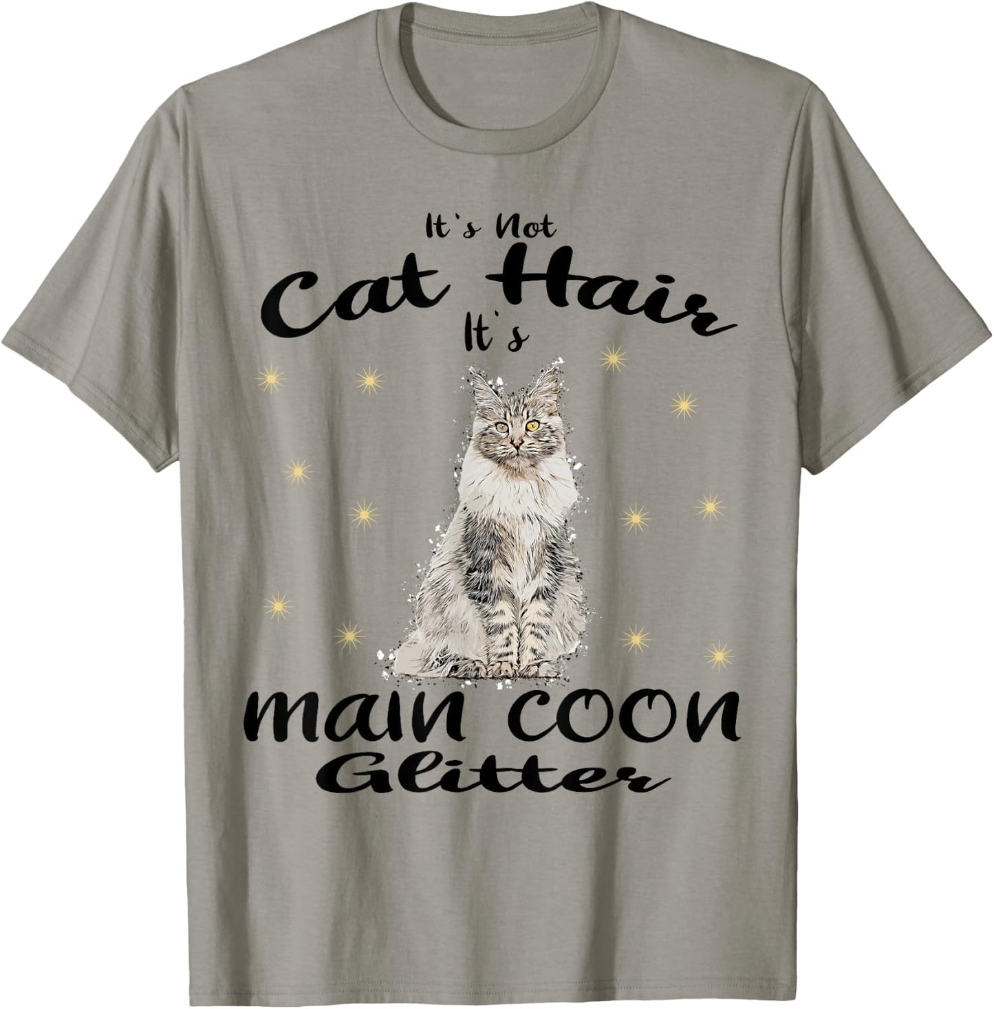 Maine Coon It´s not Cat hair Maine Coon Cat Cats kitten T-Shirt - T-Shirt | Sand