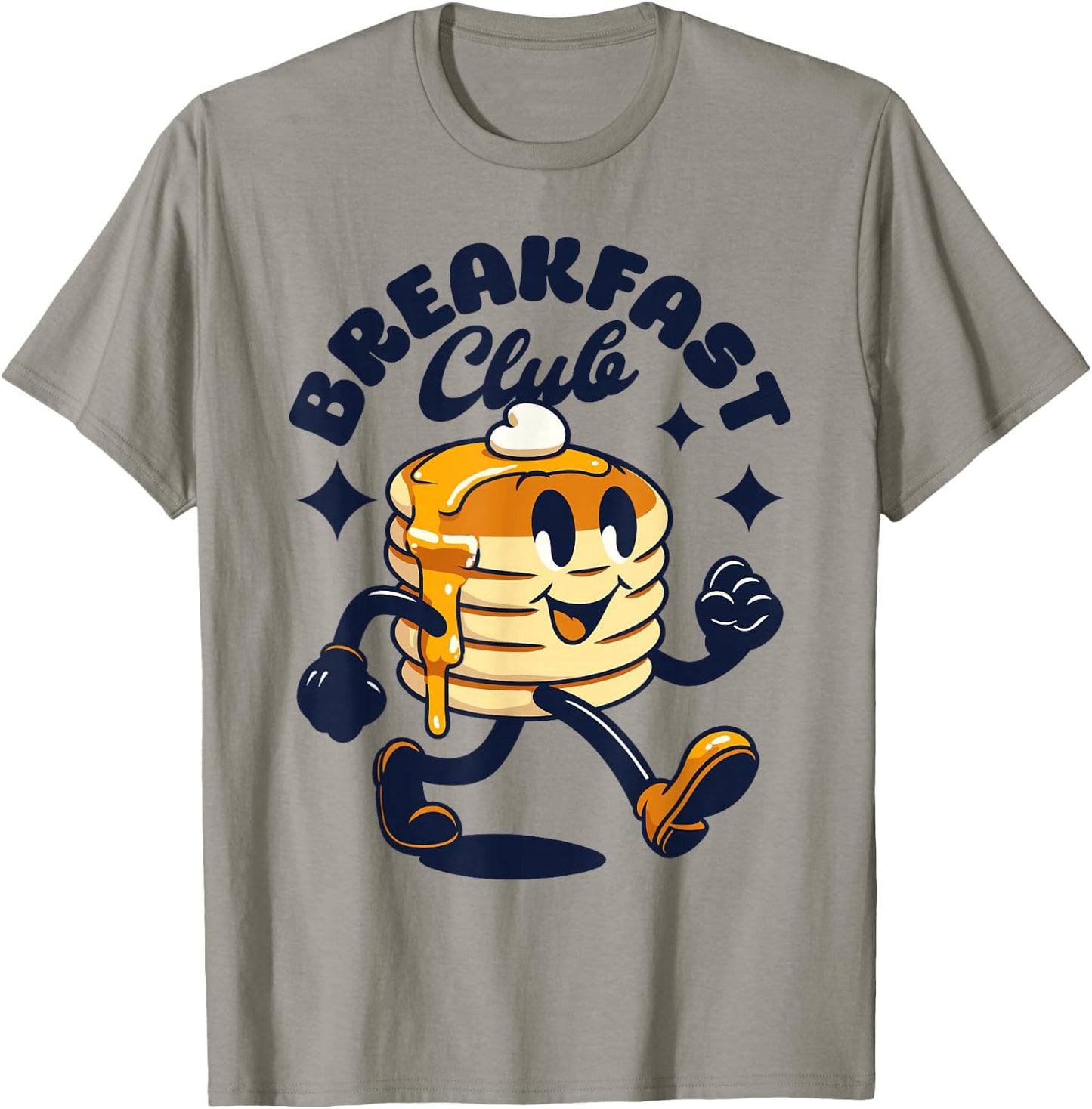 Breakfast club Retro pancakes cute pancake foodie T-Shirt - T-Shirt | Sand