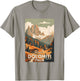 The Dolomites Italy Retro Vintage Travel T-Shirt - T-Shirt | Sand