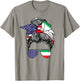 Iranian Women Girl USA Heritage American Iran Flag T-Shirt - T-Shirt | Sand