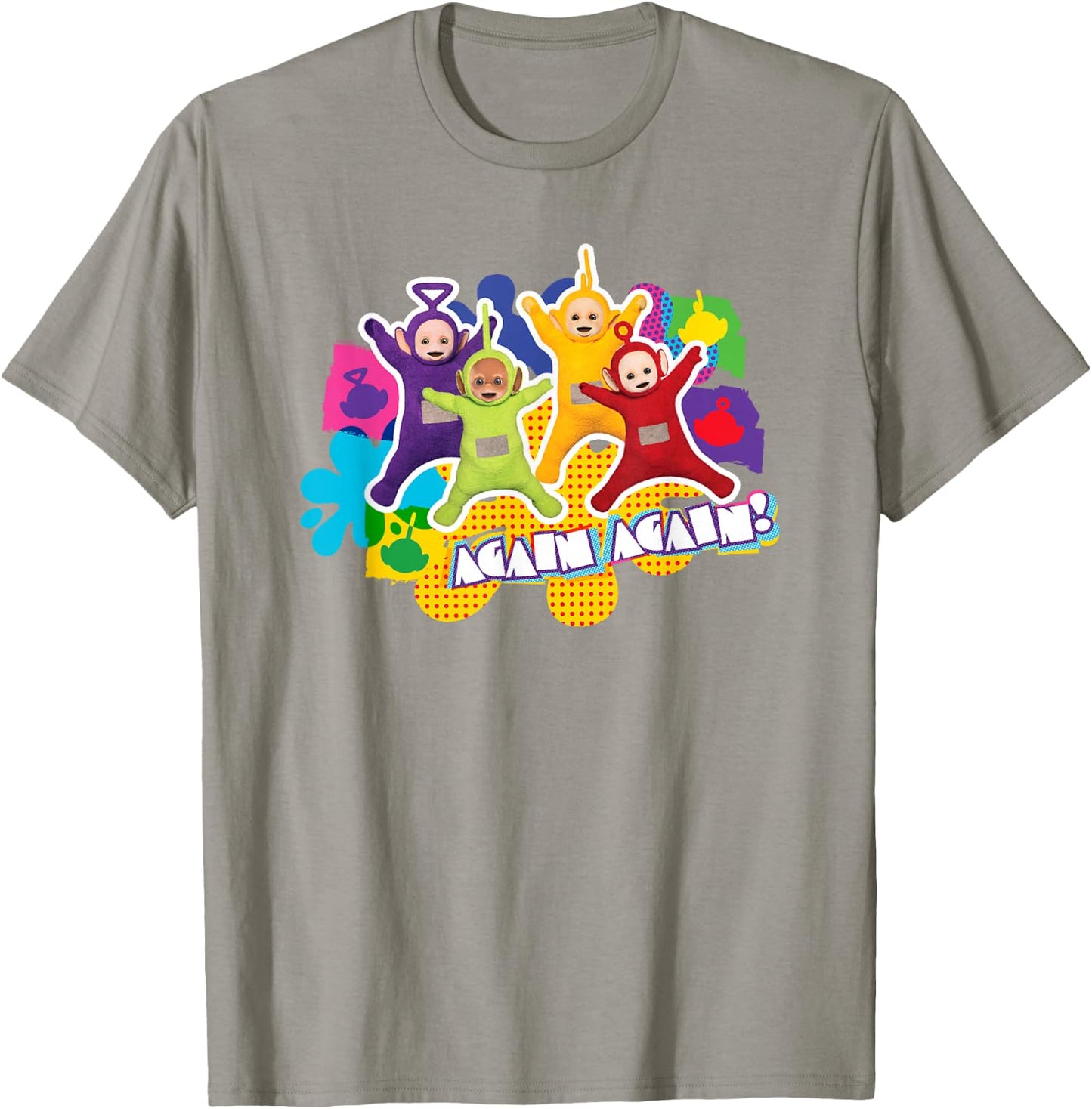 Teletubbies Again Group Jump T-Shirt - T-Shirt | Sand