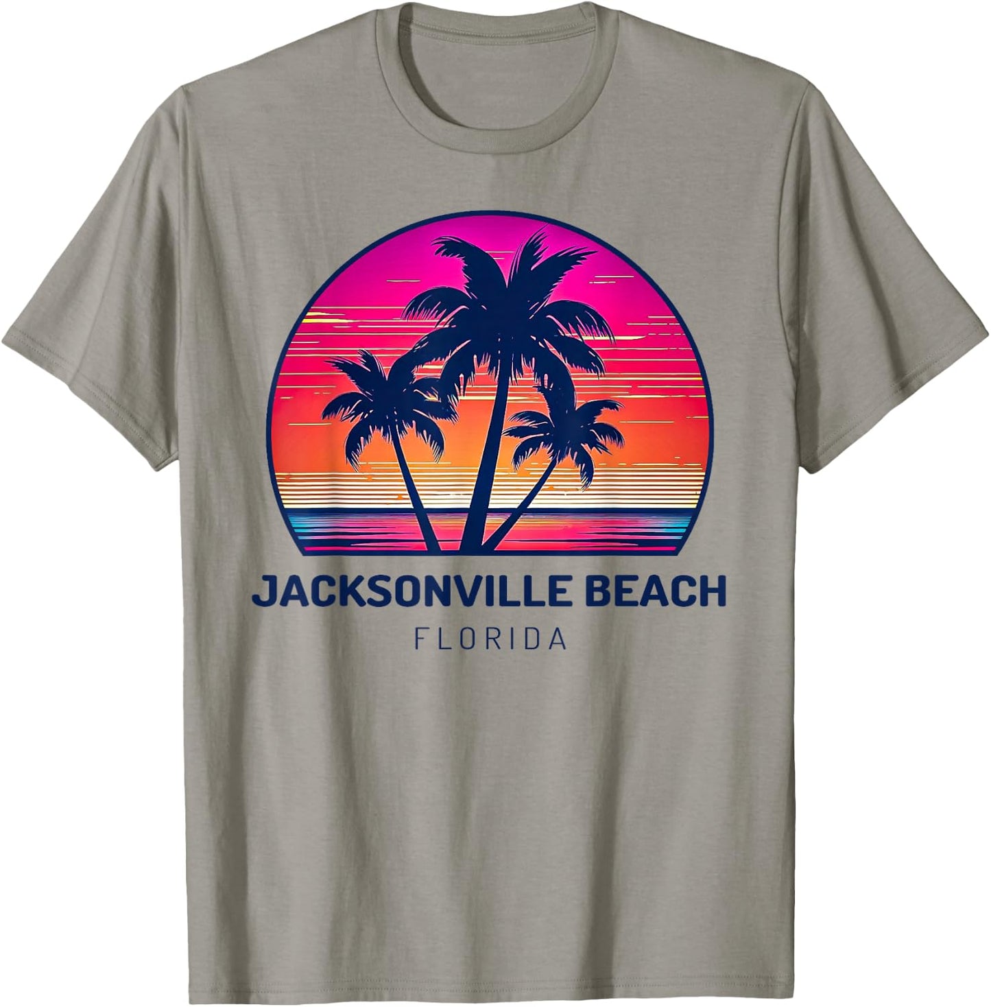 Jacksonville Beach Florida T-Shirt - T-Shirt | Sand