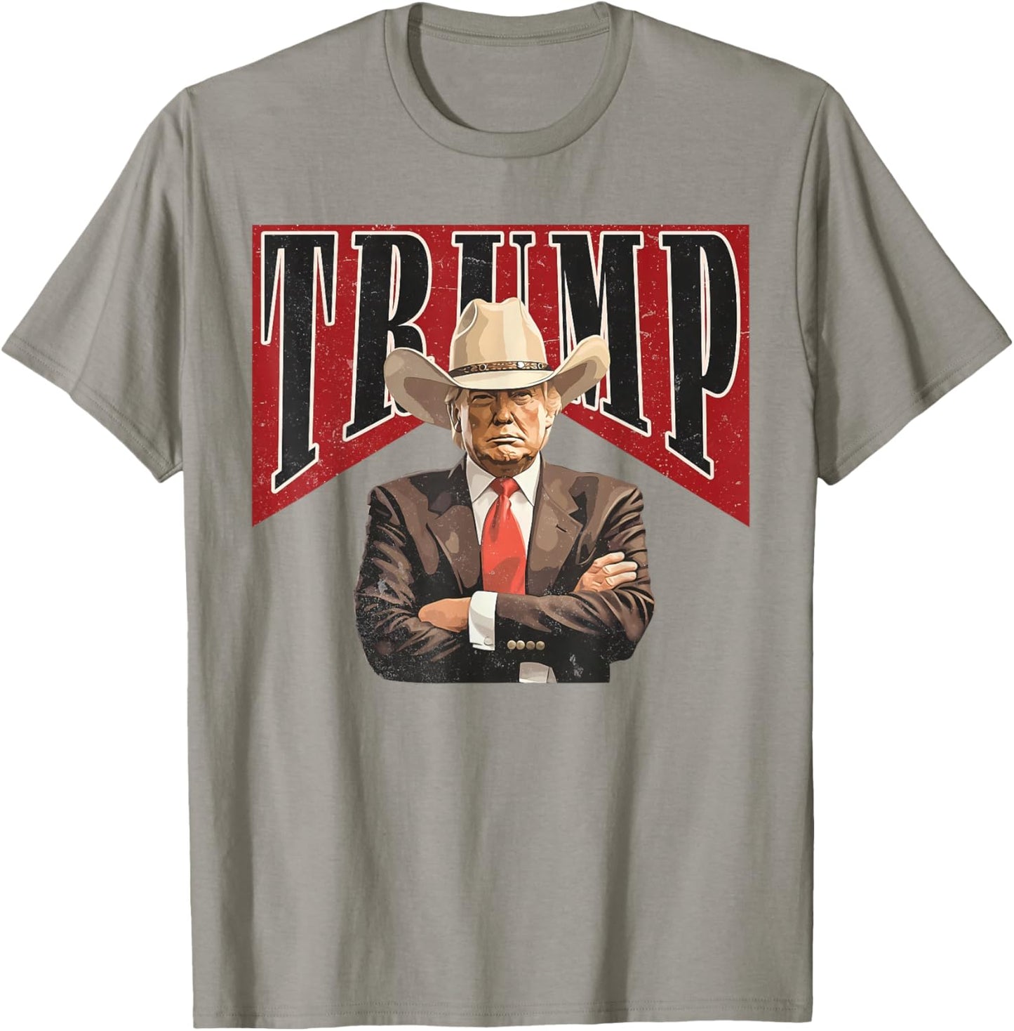 Western Trump Cowboy Take America Back Trump Daddy Men T-Shirt - T-Shirt | Sand