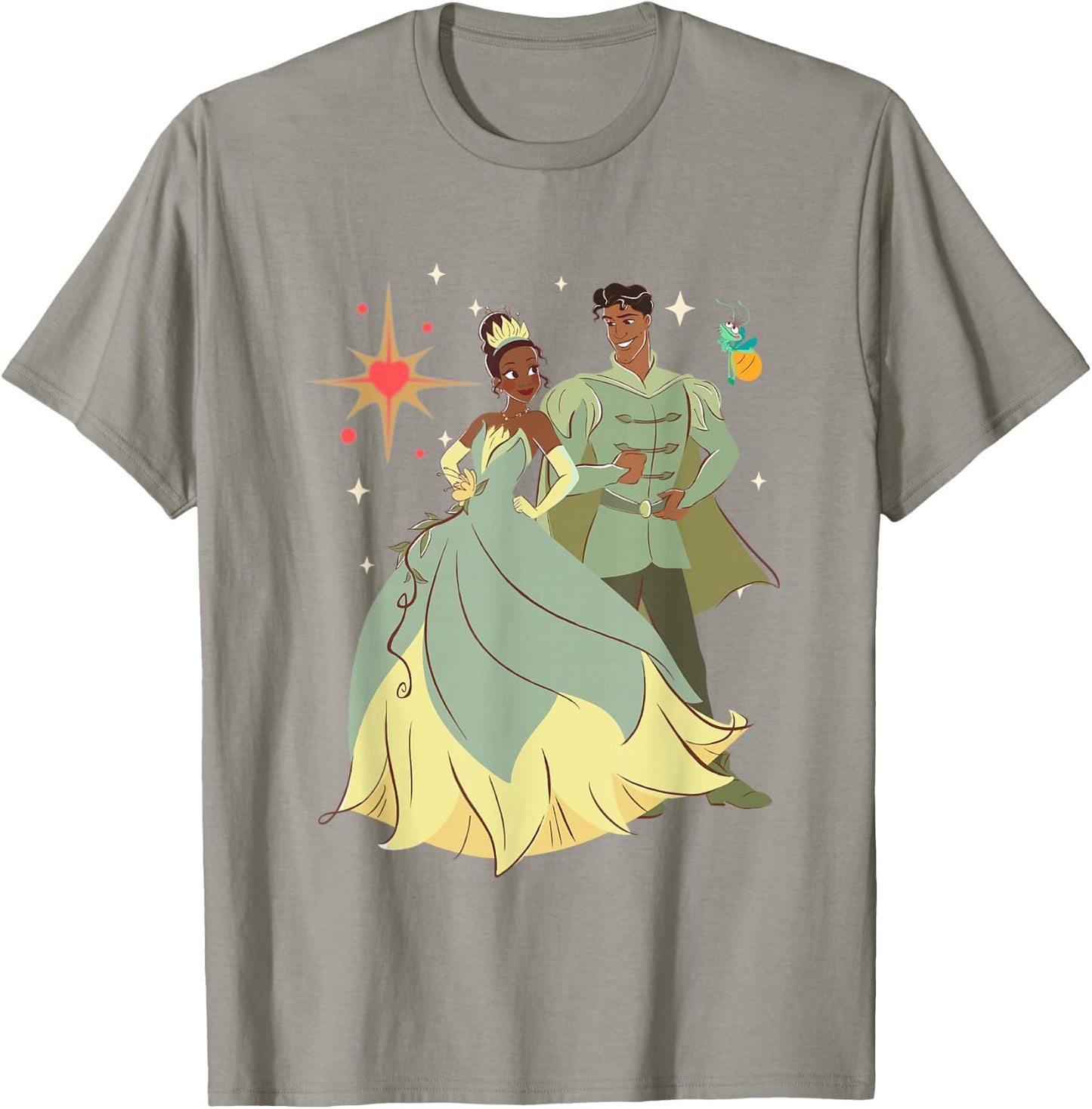 Disney The Princess And The Frog Valentine's Day Portrait T-Shirt - T-Shirt | Sand