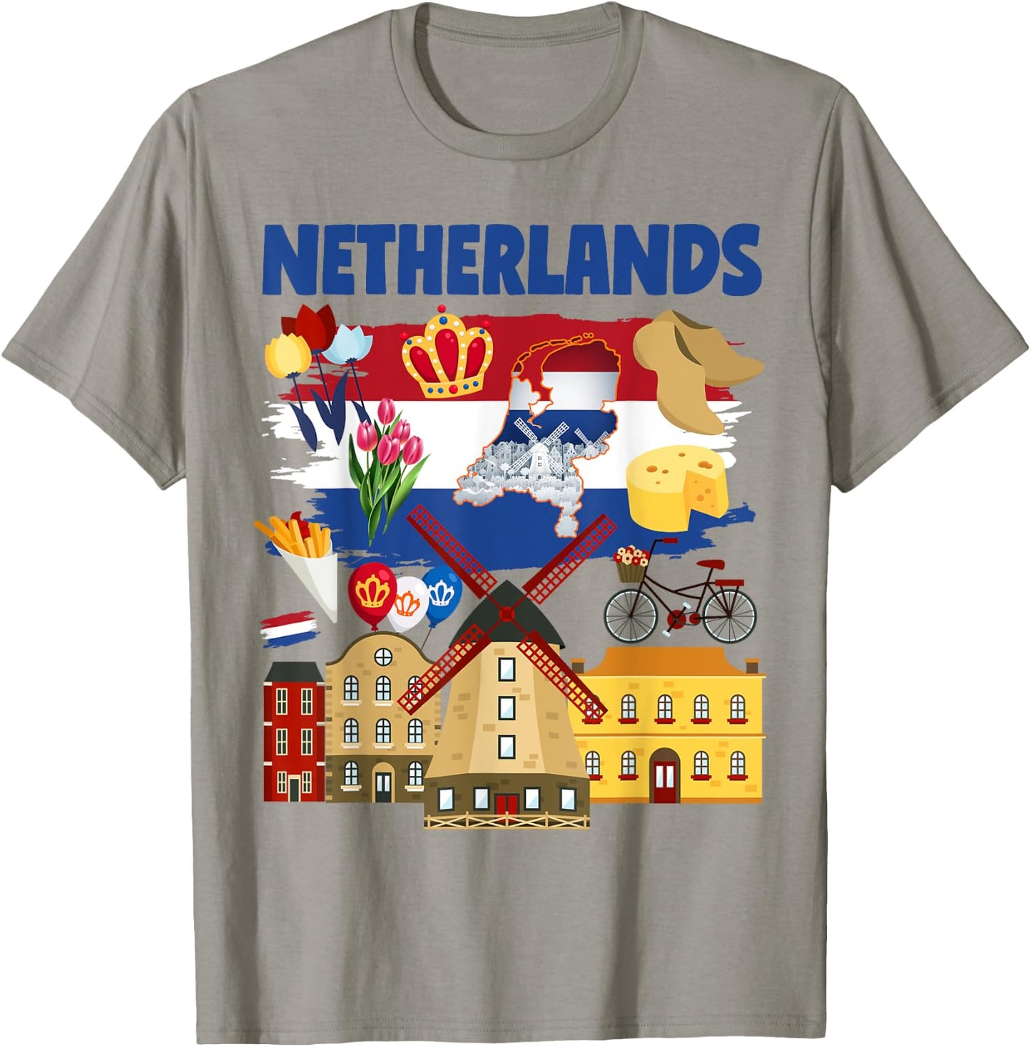 Netherlands Flag Outfit Idea For Kids & Holland Dutch Flag T-Shirt - T-Shirt | Sand
