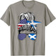 Scottish American Heritage Scottish Women USA Girl Scotland T-Shirt - T-Shirt | Sand