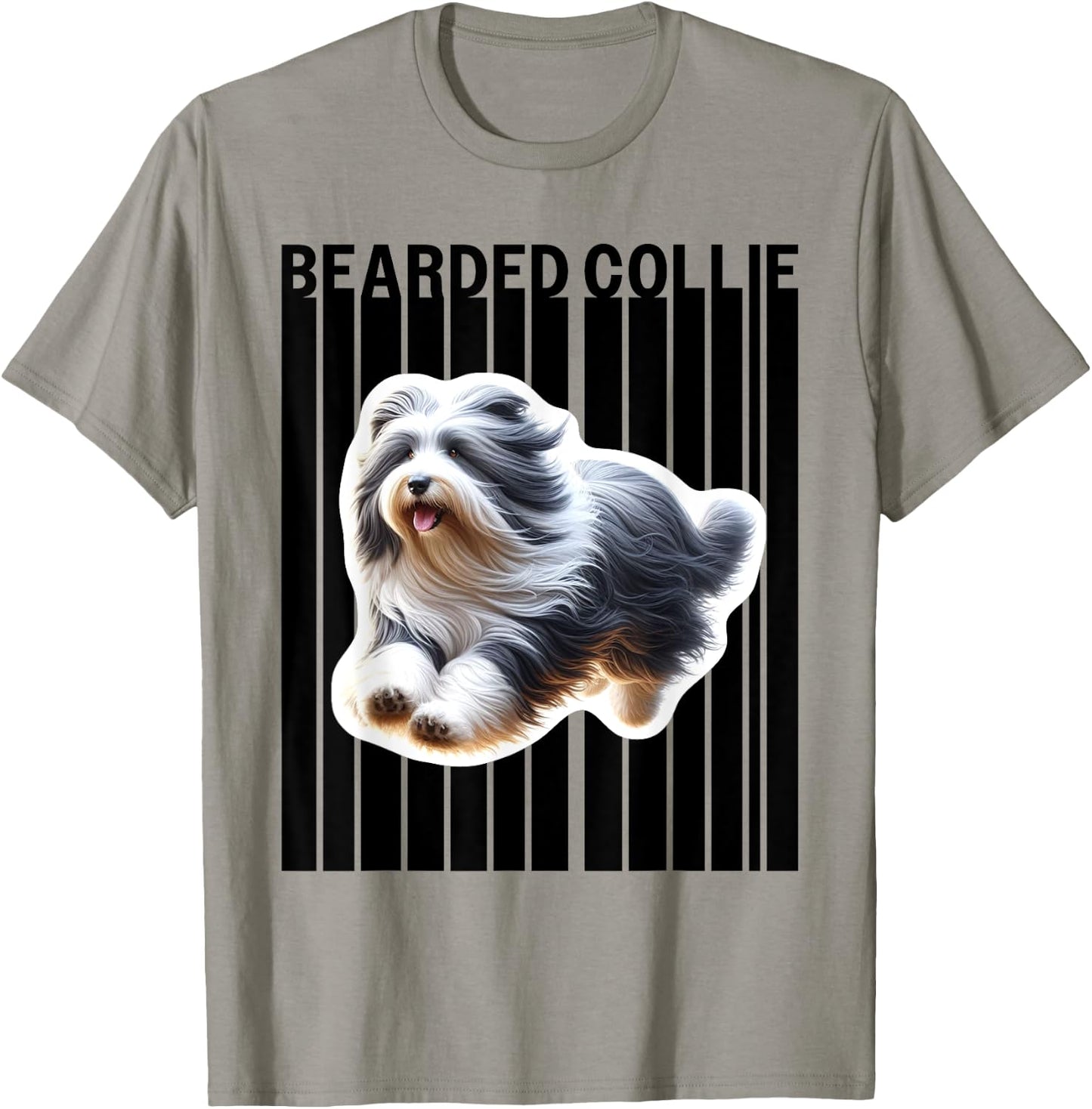 Bearded Collie dog lovers T-Shirt - T-Shirt | Sand