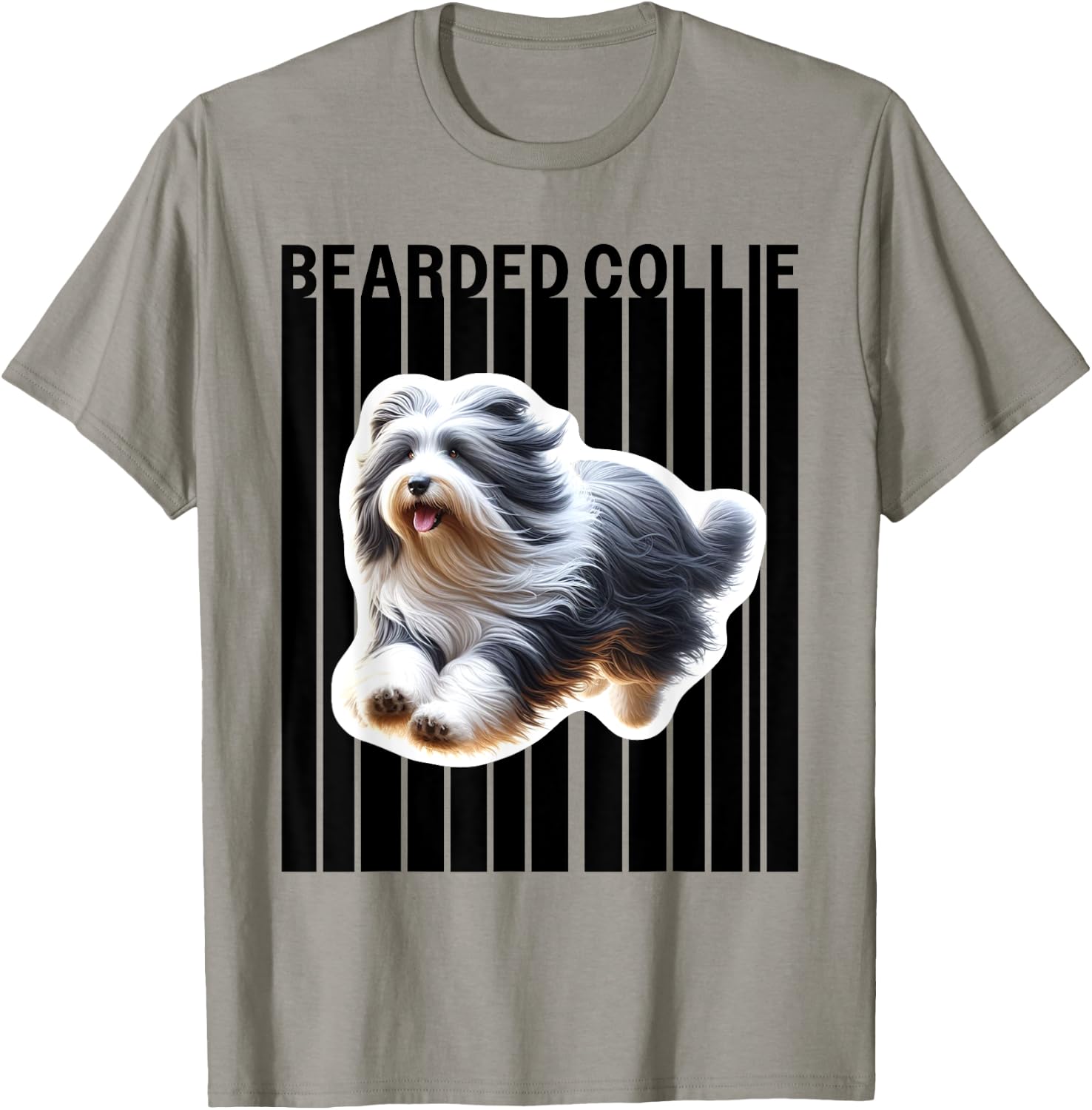 Bearded Collie dog lovers T-Shirt - T-Shirt | Sand