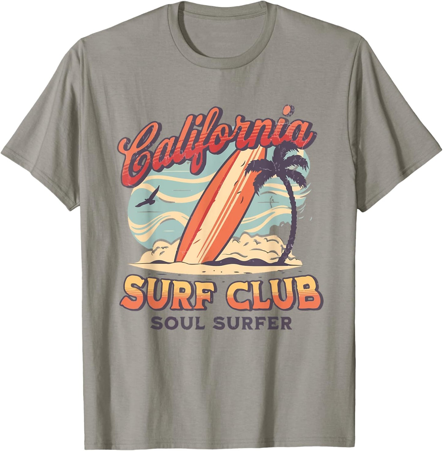 California Surf Club USA California Beach Men Women Kids T-Shirt - T-Shirt | Sand