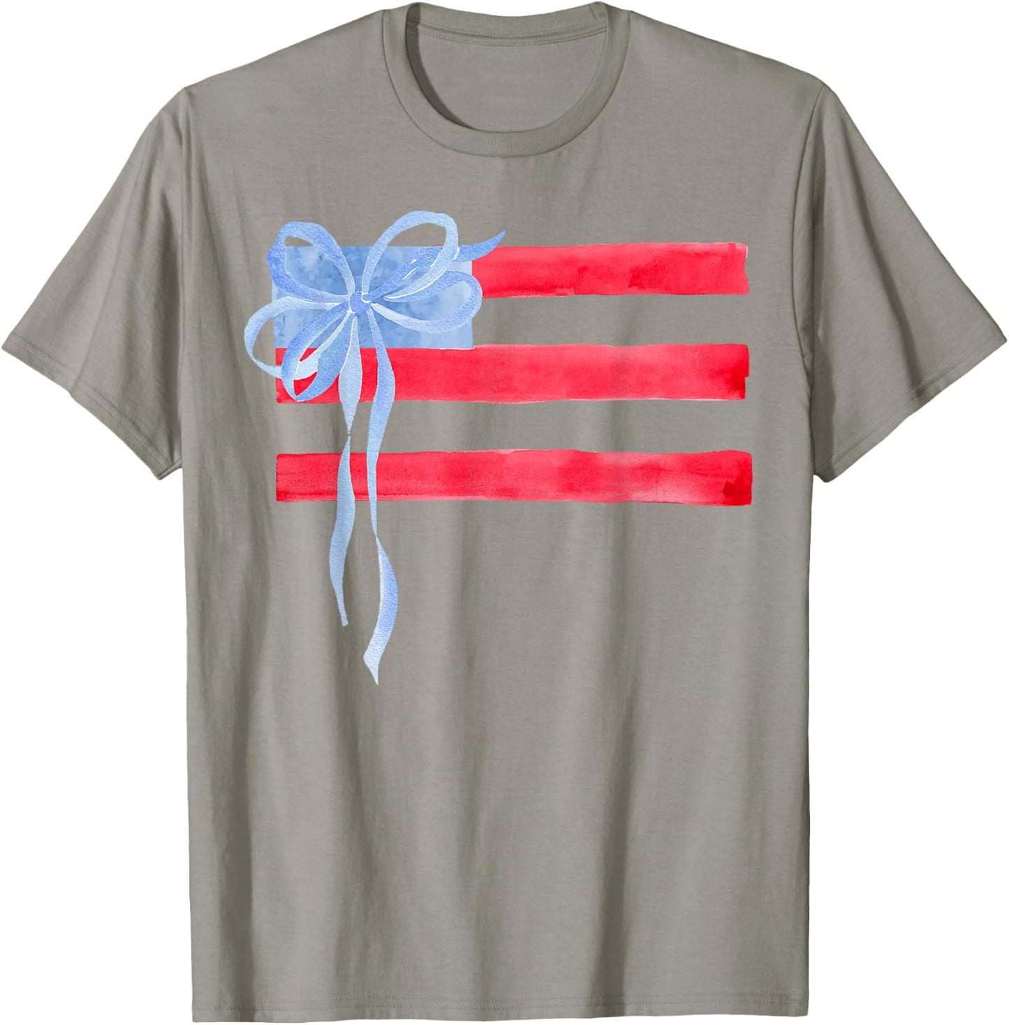 Hair bow American Flag 4th Of July T-Shirt - T-Shirt | Sand