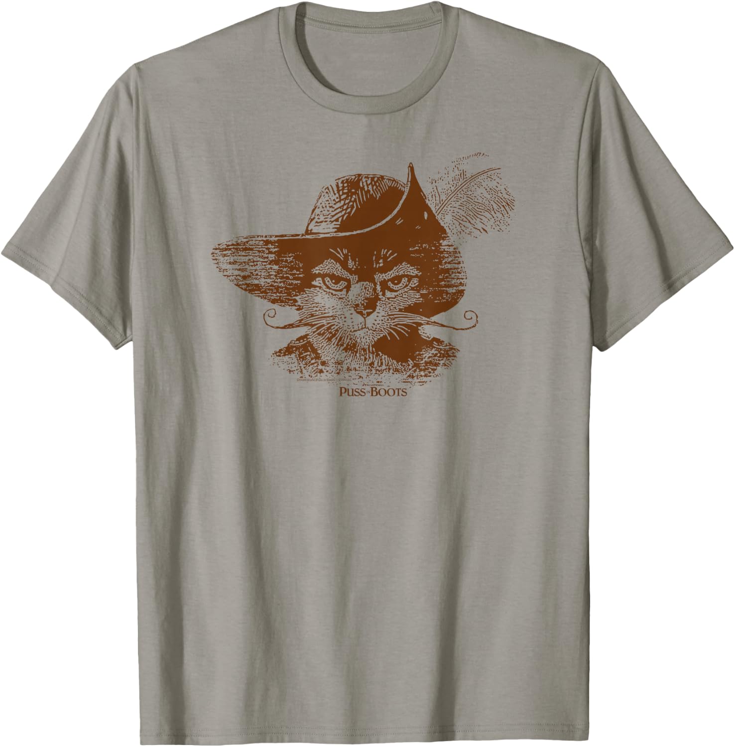DreamWorks Puss in Boots Lithograph T-Shirt - T-Shirt | Sand