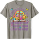 Blessed By God For 66 Years Rainbow And Flowers Birthday T-Shirt - T-Shirt | Sand