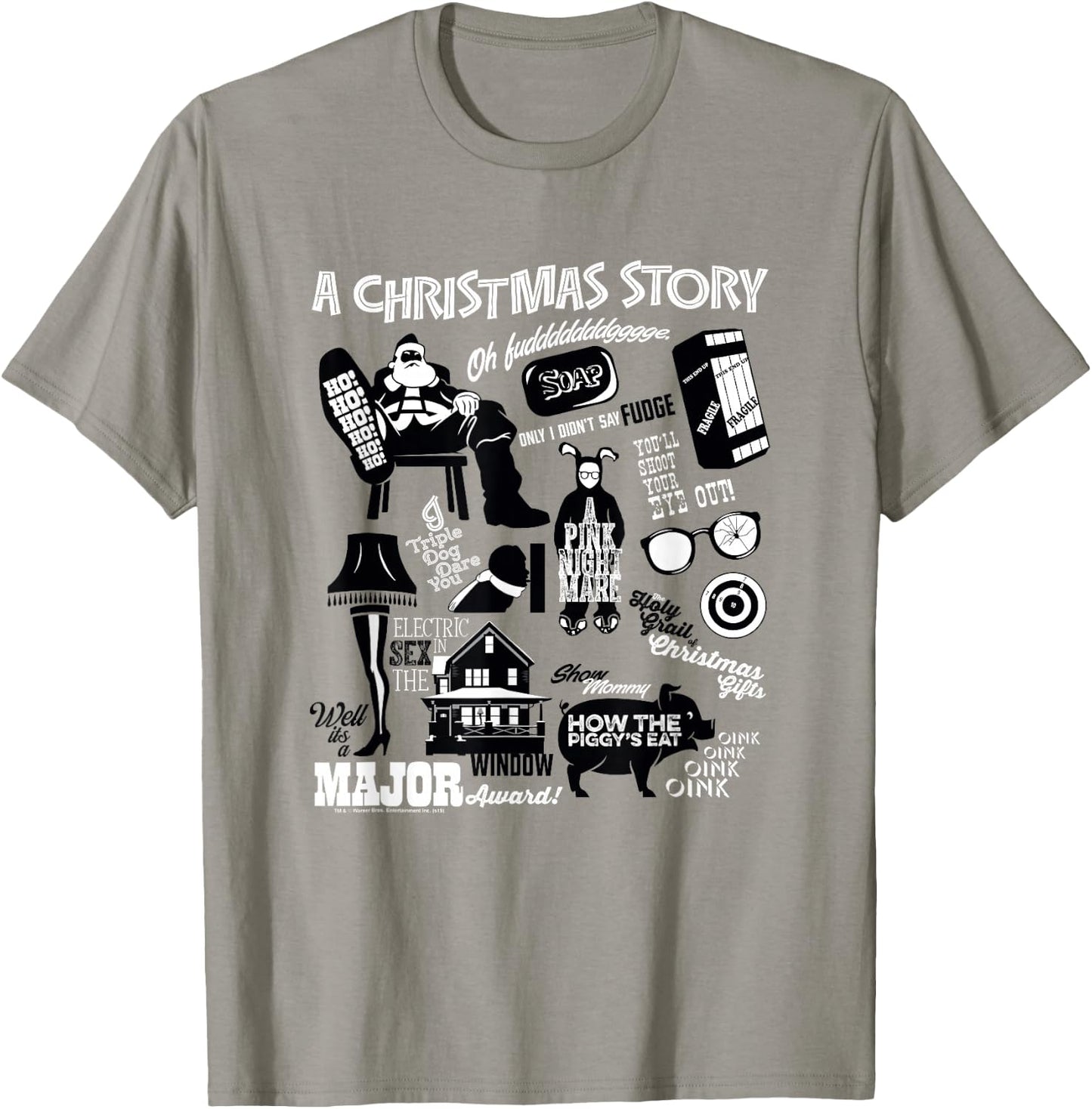 A Christmas Story Highlight Collage T-Shirt - T-Shirt | Sand